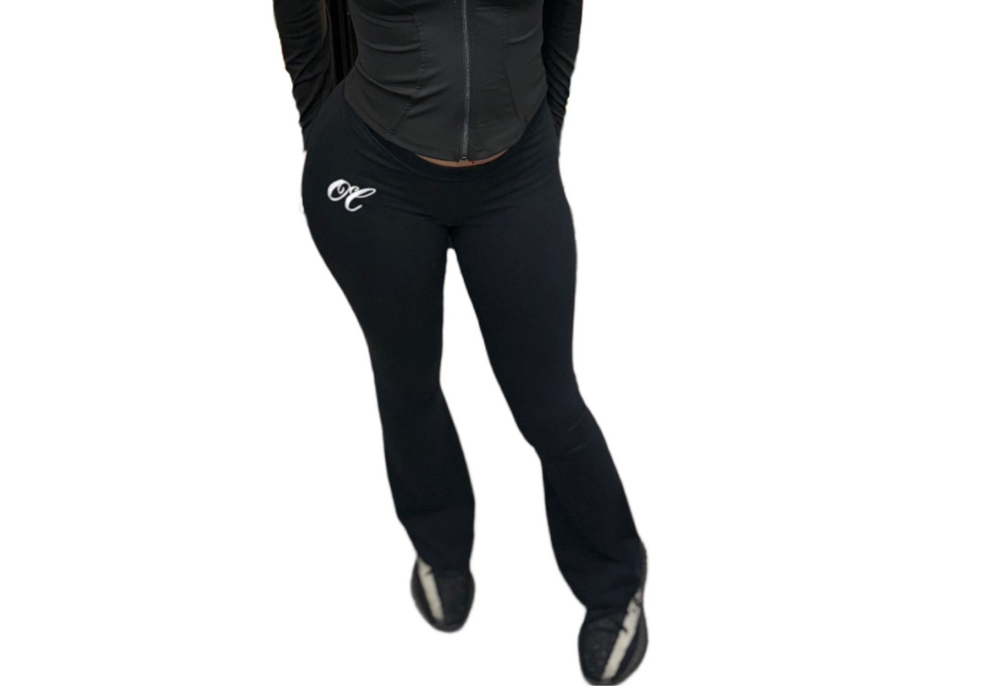 Official Girl Flared Leggings (Black)