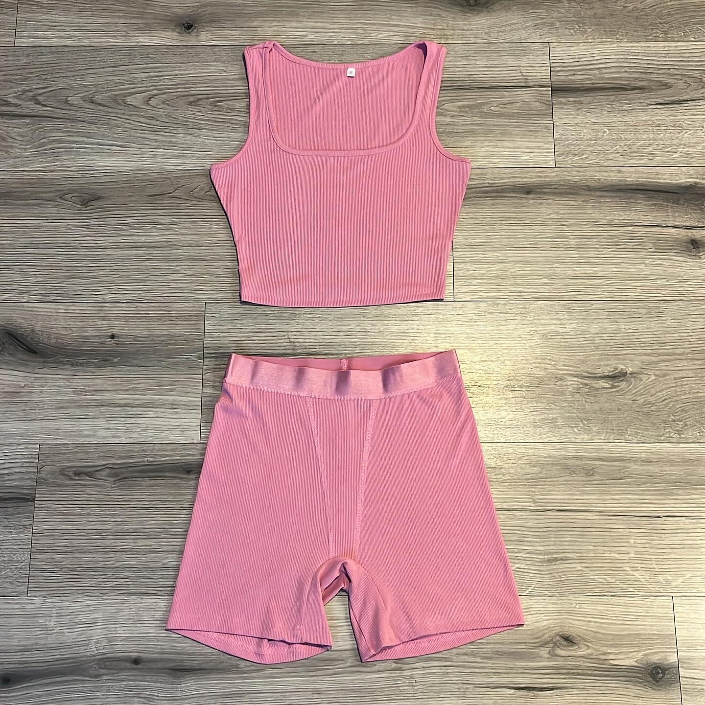 JUST A GIRL SHORTS SET