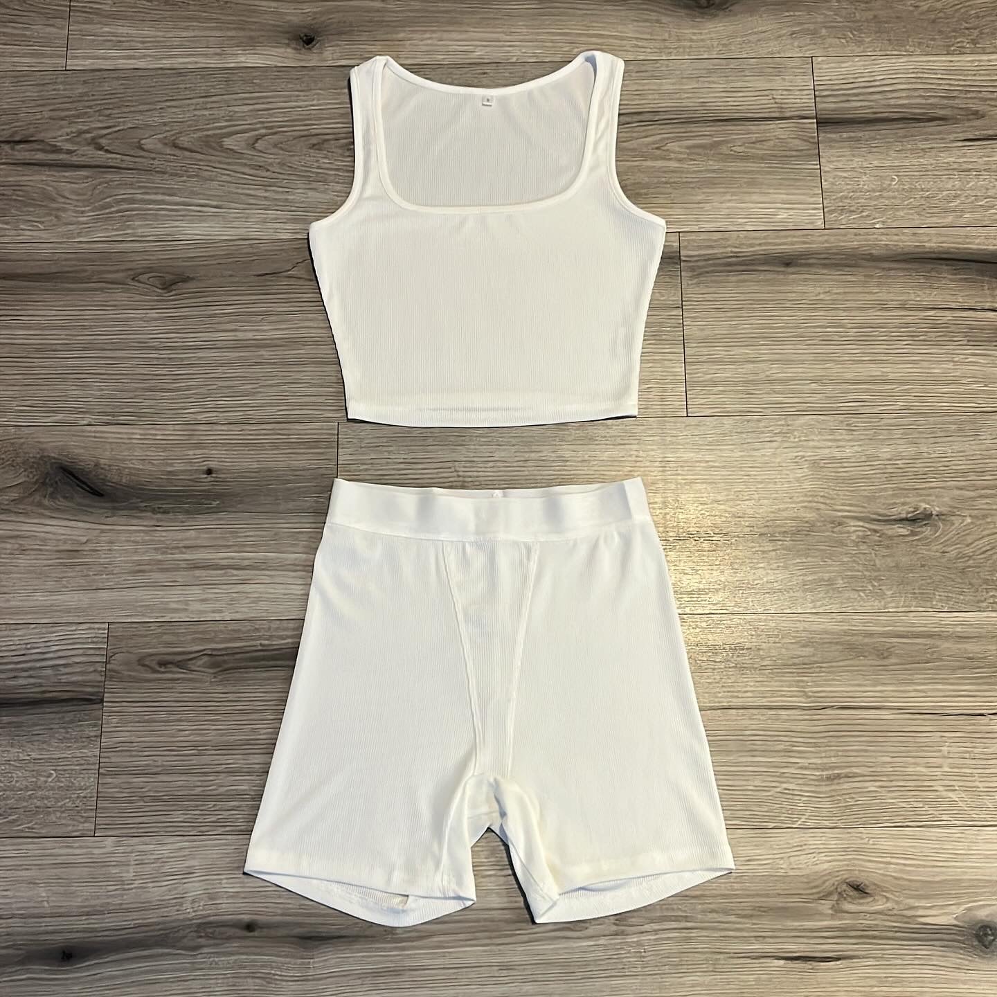 JUST A GIRL SHORTS SET