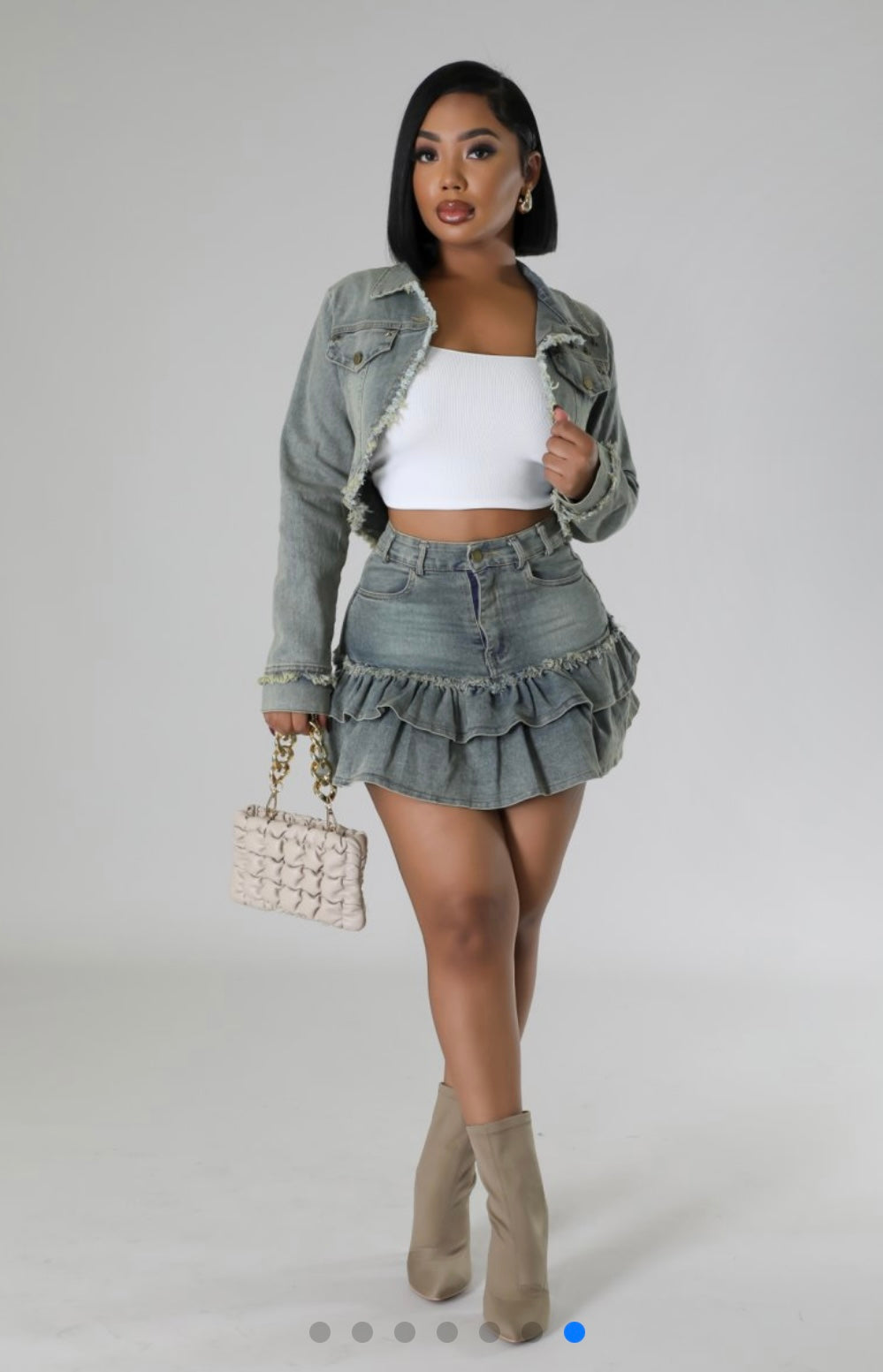 DENIM DREAMS SKIRT SET